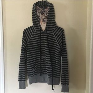 Striped Sweatshirt Hoodie